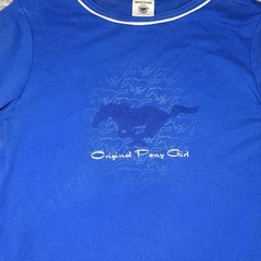 Vintage Ford Mustang 40th Anniversary Original Pony Girl Graphic T-Shirt