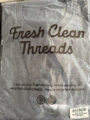 Fresh Clean Threads Short Sleeve Crew Neck 2XL-Wedgewood