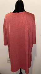 District Made Unisex 3XL Round Neck Short Sleeve Peach Color T-Shirt