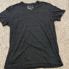 The Rail Men’s T Shirt L Black White Specks Large Pocket Stretch Round Neck