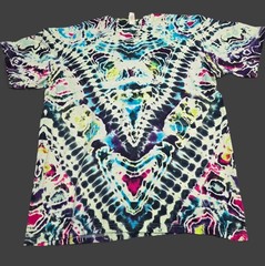 Hand Dyed Short Sleeve Tie Dye T Shirt Unisex For Men And Women