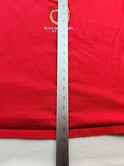 Playa Del Carmen Seahorse Graphics Mens XL Red Cottton T-shirt