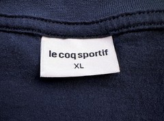Le Coq Sportif France 2024 Olympic Logo Shirt Men’s Size XL Navy Blue Red White