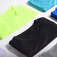 Mens Quick Dry Gym T Shirt Running Sports Lightweight Breathable Top