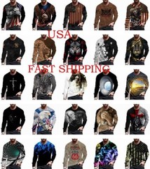 T Shirts Men Fashion Long Sleeve Graphic Silky Soft Novelty Casual T-Shirt Dress