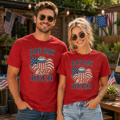 4th of July Bad Day To Be A Cold Beer Shirt Gift for Men Women