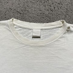 Vintage Old Navy T Shirt Mens Large White Single Stitch Distressed USA Made 1990