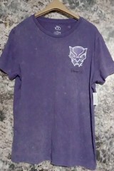 Rare Disney 100 Marvel Black Panther Purple T-Shirt, Size Large, New