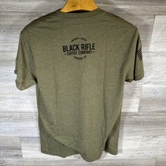 Black Rifle Coffee Company Coffee or Die T-Shirt Snake Military Green Men’s M