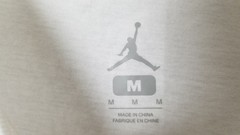 JORDAN XI RETRO 11 CONCORD OUTFIT SHIRT + SHORTS SET WHITE BLACK (SIZE MEDIUM)