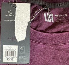 VRST Dark Cranberry Short Sleeve Essential Pocket Tee T Shirt Mens Size M NEW