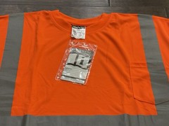 Portwest Mens Orange Hi-Vis Performance Workwear Reflective T-Shirt 3XL NWT New