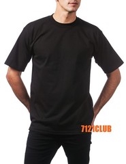 6 PACK PRO CLUB MENS T SHIRTS PLAIN BLACK PROCLUB HEAVYWEIGHT SHORT SLEEVE S-7XL