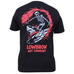 Lowbrow Art Bloody Skeleton Surfer Custom Adi Tattoo Tee Tshirt S-M-L-XL-2XL NWT