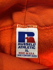 RUSSELL ATHLETIC XL Cotton Hoodie (ORN)