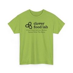 Clover Food Lab T-Shirt – Restaurant Chain Logo Tee – Vegetarian
