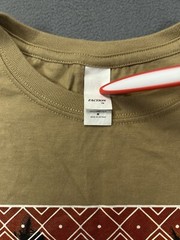 Chill Vibes Faction T Shirt Adult M Med Brown Palm Tree Side Zippers Graphic Men