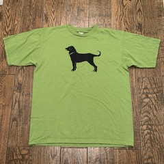 The Black Dog Mens Vintage Martha’s Vineyard 2001 Green Short Sleeve T Shirt XL