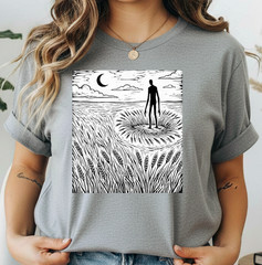 Evil In The Corn Field Unisex Tee Shirt