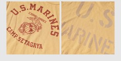 NON STOCK Retro Cotton Men T-Shirt USMA MARINE T Heavyweight Basic Tee T-Shirts