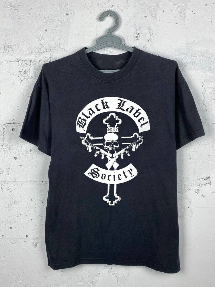 Black Label Society Mafia Band Logo Classic T Shirt Full Size Gift Fan HH503