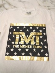 The Money Team TMT Shirt Floyd Mayweather White Small Gold Black Logo