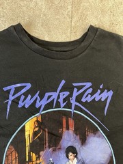 Prince Purple Rain Graphic T-Shirt The Prince Estate Official Licensed XS Black