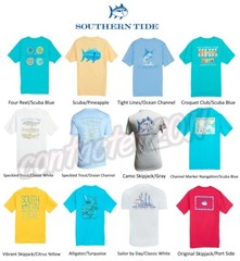 Southern Tide CHOICE OF COLORS & SIZES Men’s Cotton T-Shirts BRAND NEW WITH TAGS