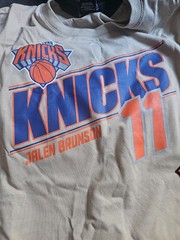 New York Knicks Basketball tshirt. Jalen Brunson size L women