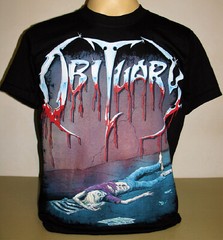 Obituary Slowly We Rot Black T-Shirt Size S M L XL 2XL 3XL Death Metal Band New