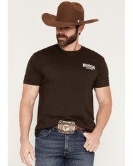 Jedco Men's Busch Cowboy Tough Short Sleeve Graphic T-Shirt – 7177