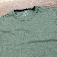 Banana Republic Tee Mens XL Luxe Touch 100% Cotton Classic Green Quiet Luxury