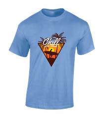 CHILL YOUR MIND MENS T SHIRT COOL SUMMER BEACH CASUAL FASHION DESIGN NEW TOP