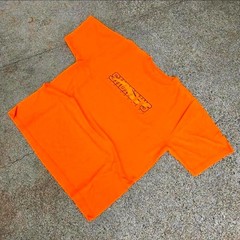Vtg 90s Y2k Shorty’s Skateboards Center Logo Graphic T Shirt Orange XXL Skater