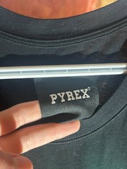 Virgil Abloh’s Pyrex Vision Black and Green Neon Shirt Size L