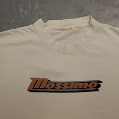 Mossimo Shirt Mens XL White Well Wrought Short Sleeve Skate 90s Retro Torch Tee