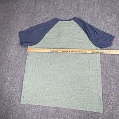G.H. Bass & Co. Green Short Sleeve Henley Shirt Men’s XL Casual Everyday Relaxed