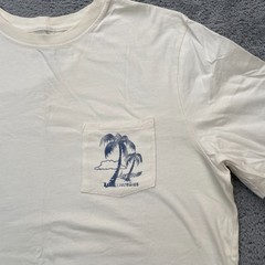 Chubbies Shirt Mens Large Beige The Relaxer Weekend Has Arrived Graphic Beach