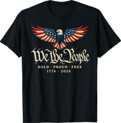 250th Anniversary USA Shirt Patriotic Eagle 1776 2026 Flag Tees T Shirts for Men