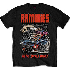 Ramones – Outta Here T-Shirt Graphic Crew Neck