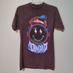 Rare Vibras J Balvin Black Washed Crystal Ball Future Finder Tee Size S Grunge