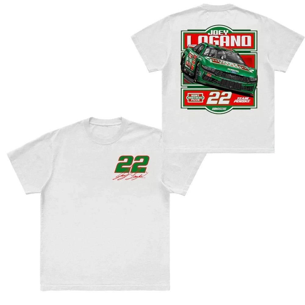 Joey Logano Team Penske Hunt Brothers Pizza Car Classic Soft Cotton Crewneck