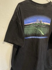 VINTAGE 90s Foundry Networks Tech Promo T-Shirt Hanes Beefy-T Black XXL Rare