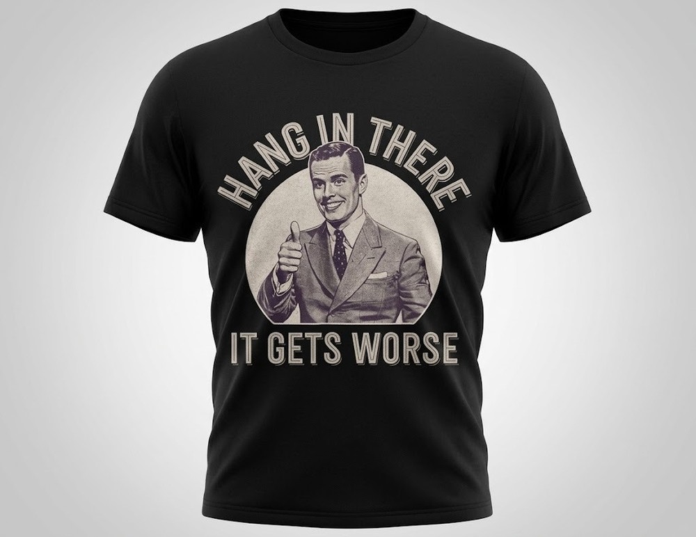 Funny Humorous Joke T-Shirt Cotton Vintage Retro Men Graphic Tee