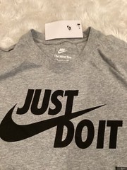 NIKE JUST DO IT TEE SHIRT SHORT SLEEVE COTTON AR5006 $30