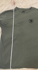 Fjallraven 1960 Logo T Shirt XXL Olive Casual Outdoors Cotton Blend Fitted Tee