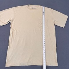 Local Boy Outfitters Men’s XL Short Sleeve Beige T Shirt Chest Pocket Outdoor