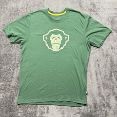 Howler Bros Shirt Mens Large Green El Mono Monkey Face Short Sleeve Tee