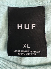 HUF T-shirt Mens XL Flower Celadon Logo Graphic Skate Streetwear HipHop Punk