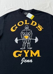 Golds Gym Bodybuilding Workout Sport Black T-shirt Sz M